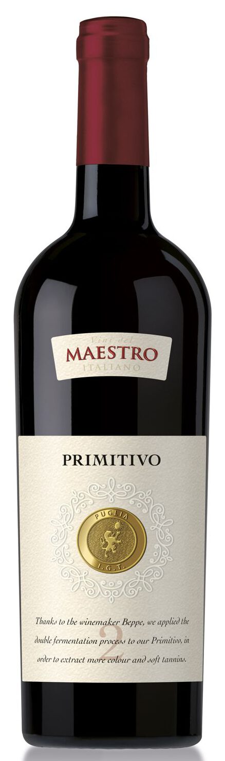 Excerpt index ambition MAESTRO PRIMITIVO raudonas pusiau sausas vynas | Vyno ir kitų gurmaniškų  produktų parduotuvė